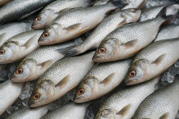 Fototapeta premium Fresh fish available for purchase