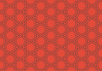 Seamless Luxury Wallpaper Decoration Tile Fashion Fabric Digital Graphic Art Shape Geometric Interior Perspective Template Visual Symmetric Textile Texture Design Cloth Background Endless Pattern.