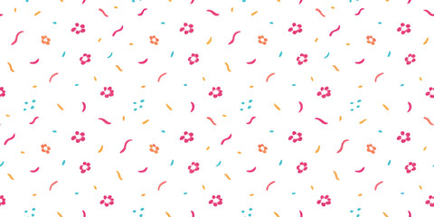 Floral pattern in pastel colors: A captivating pattern of tiny pink blossoms and delicate accents, rendered in soft pastel colors, brings a touch of elegance.