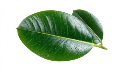 Glittering Ficus leaves evoke Tropical Fruit Day and Arbor Day with vibrant foliage, hidden rainforest whispers, verdant tranquility