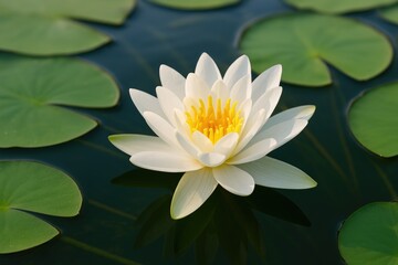 Blooming Water Lily: A Stunning Aquatic Flower