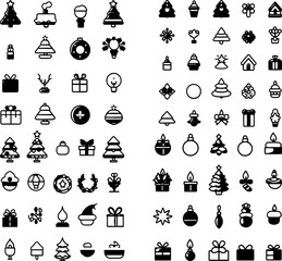 holiday icons celebration vacation festive holiday season Christmas new year gift holiday decoration party festive design holiday symbol holiday celebration winter holidays fireworks