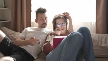 A young couple discusses home renovation and shares household tasks, capturing authentic moments of teamwork and love. Perfect for lifestyle, relationship, and DIY content