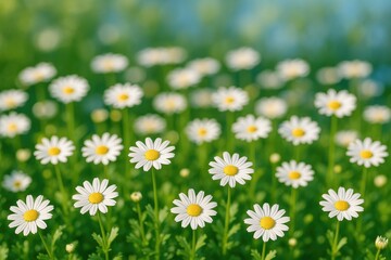 Fototapeta premium Gentle Springtime Daisy Blooms