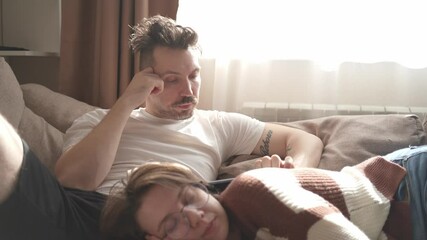 A young couple discusses home renovation and shares household tasks, capturing authentic moments of teamwork and love. Perfect for lifestyle, relationship, and DIY content