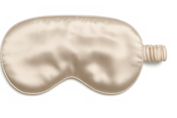 Luxurious silk sleep mask with smooth texture, providing comfortable nighttime relaxation and blocking light effectively
