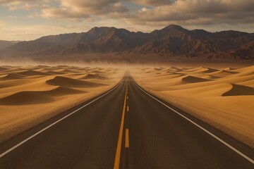 Fototapeta premium Sandy landscapes of Death Valley
