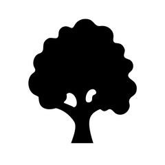 vector tree silhouette