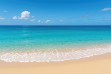 Fototapeta premium Vibrant Azure Shoreline
