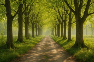 A Cottonwood Avenue Located in a Swamp Area