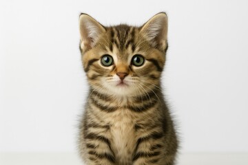 Obraz premium Adorable young feline close-up shot