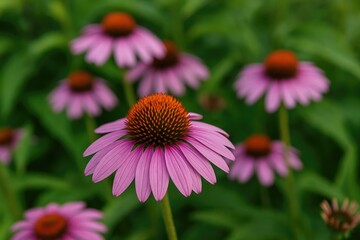 Close-up of flowers with selective focus