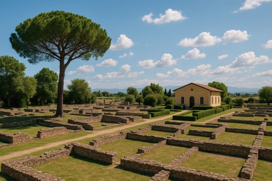 Ancient ruins and historical site of Sibari