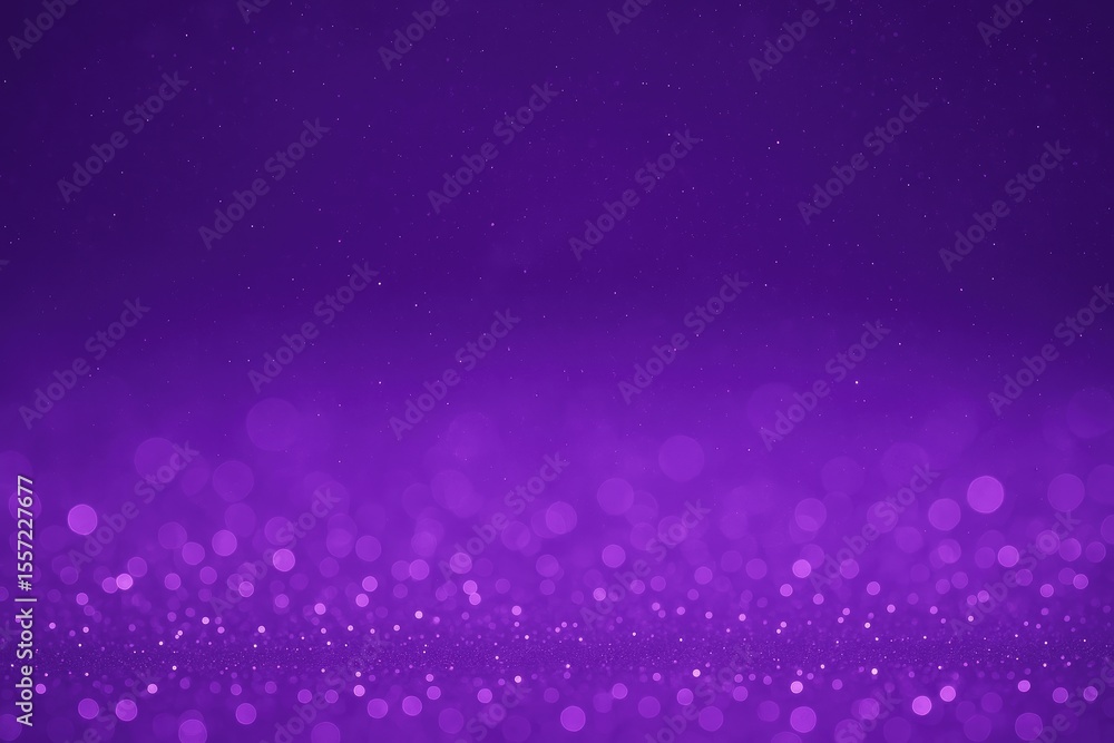 Poster purple background with bokeh effect