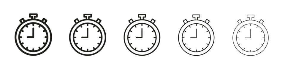 Stopwatch icon vector, Symbol, logo illustrations