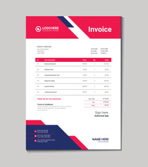 Professional Corporate Business Invoice Template