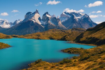 Stunning mountain scenery in the southern regions of the continent