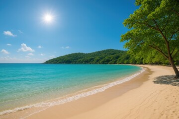 Fototapeta premium Samed Island's Ao Prao Bay scenic spot