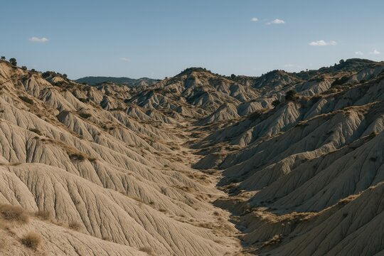 Various viewpoints of Aliano Badlands Park
