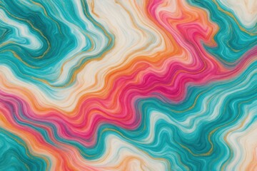 Fototapeta premium Vibrant abstract background with paint blending and marble-like surface