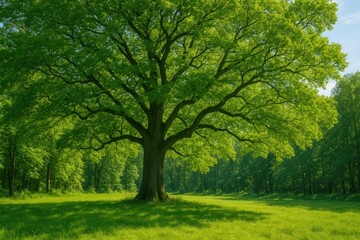 Fototapeta premium Stunning photograph of a majestic tree