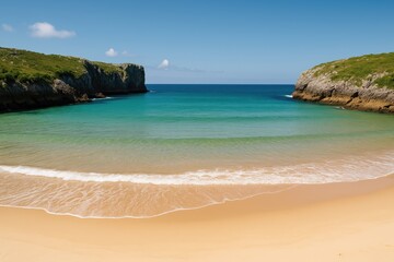 Fototapeta premium Coastal Scene of Guadamia