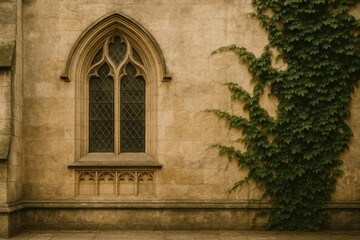 Fototapeta premium Historical architectural features of an ancient church
