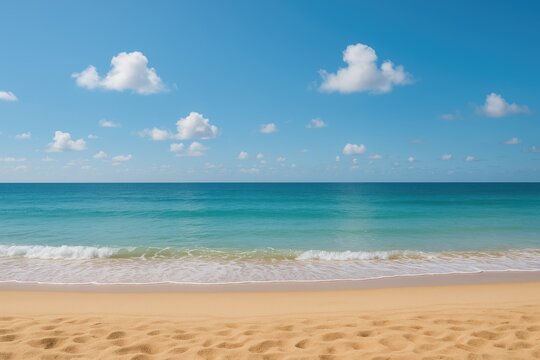 A tranquil seaside landscape for relaxation