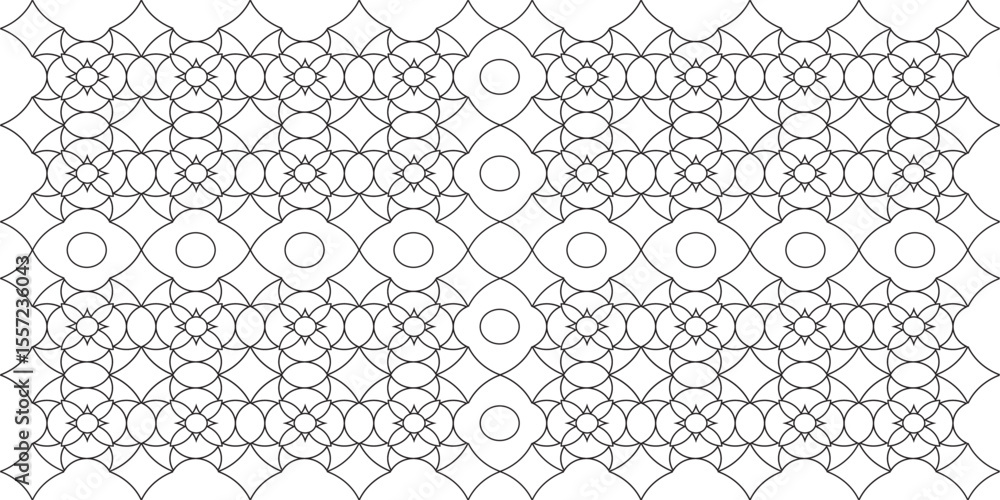 Poster geometric seamless vector pattern background. white abstract background with hexagon pattern style a