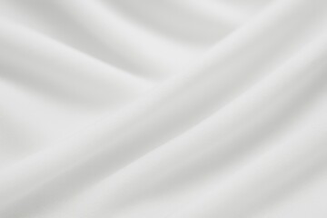 Obraz premium Soft-focus image of smooth, flowing textile with gentle folds and a refined, airy texture, ideal for minimalist aesthetic applications