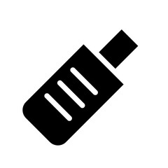 flash drive glyph icon