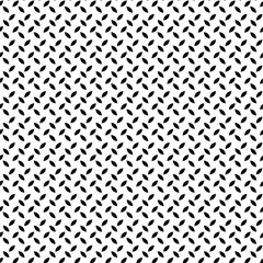 Vector seamless pattern, simple geometric ornament, endless monochrome black & white texture. Lattice, mosaic background for prints, decoration, digital, cover, textile, fabric