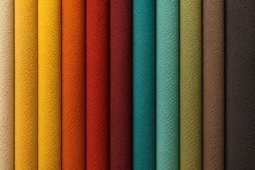 Abstract colorful textile patterns with volumetric design for home decor