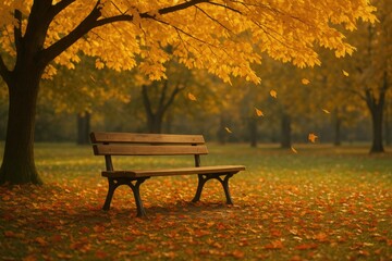 Fall landscape scene