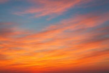 Fototapeta premium Stunning sunset sky captured in banner artwork