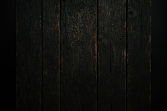 Abstract design featuring charred black wood texture as a vintage background