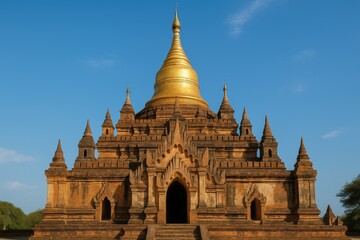 Fototapeta premium An ancient temple in the historic city of Bagan