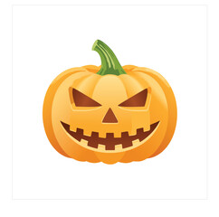 Spooky halloween jack o lantern pumpkin design