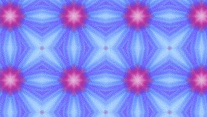 Abstract Radiant Burst with Soft Grain Texture, Symmetrical Glow Pattern in Psychedelic Style, Radiating Circular Abstract with Subtle Noise, Kaleidoscopic Starburst with Gradient Flow