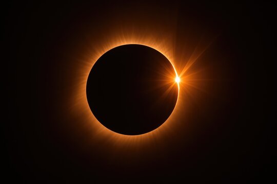 A series of images capturing the stages of a total solar eclipse on August 21, 2017, taken from Walhalla.