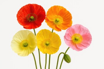 Obraz premium Different Shades of Poppy Blooms