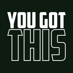 You got this hand lettering art for t shirt
