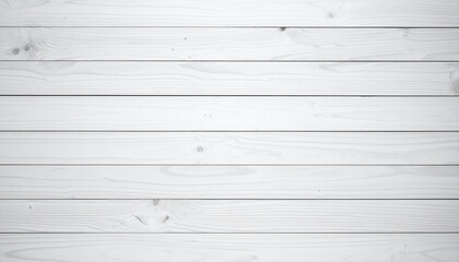 White wood texture background with top view wooden plank panel pattern