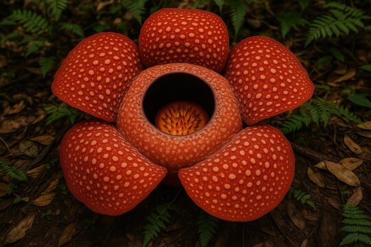 The largest flower on earth: Rafflesia