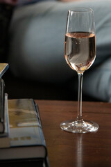 glass of white wine