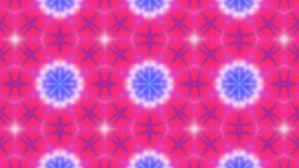 Abstract Radiant Burst with Soft Grain Texture, Symmetrical Glow Pattern in Psychedelic Style, Radiating Circular Abstract with Subtle Noise, Kaleidoscopic Starburst with Gradient Flow