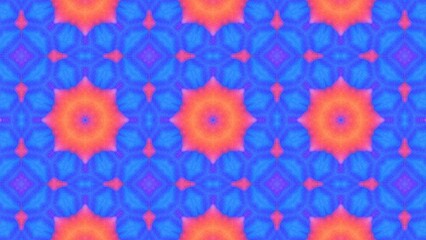 Abstract Radiant Burst with Soft Grain Texture, Symmetrical Glow Pattern in Psychedelic Style, Radiating Circular Abstract with Subtle Noise, Kaleidoscopic Starburst with Gradient Flow