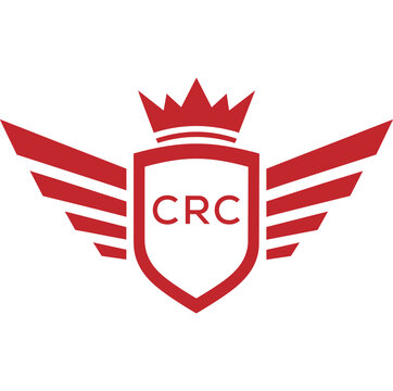 Royal Shield Logo with Wings and Crown &ndash;CRC Elite Security or Premium Brand Identity Design
