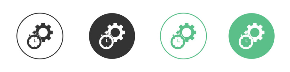 Productivity icon Vector simple flat graphic illustration.