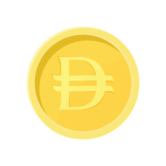 Obraz premium UAE Dirham Coin Internet Currency Concept